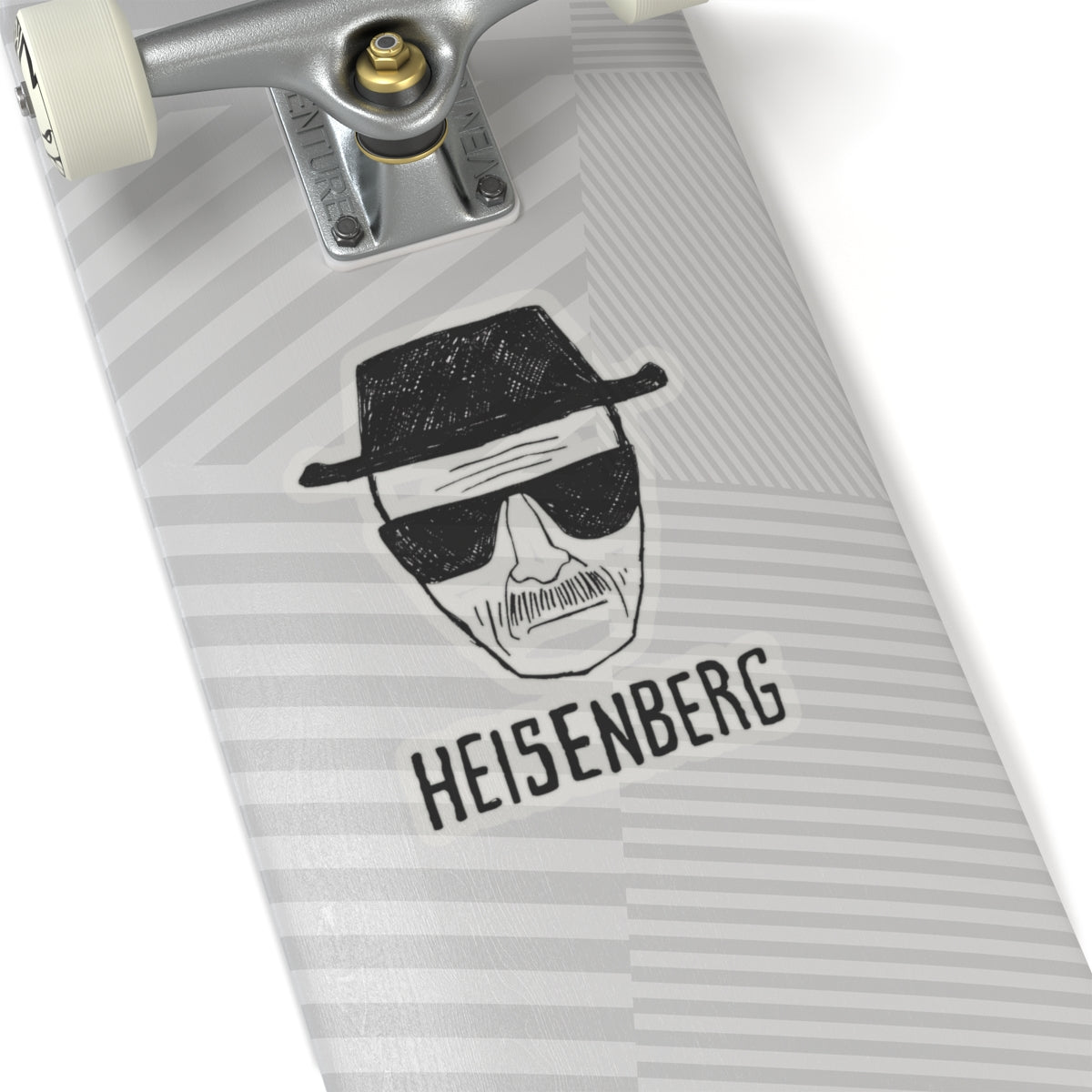 Breaking Bad Heisenberg Custom Sticker With Walter White illustration (4 Sizes)