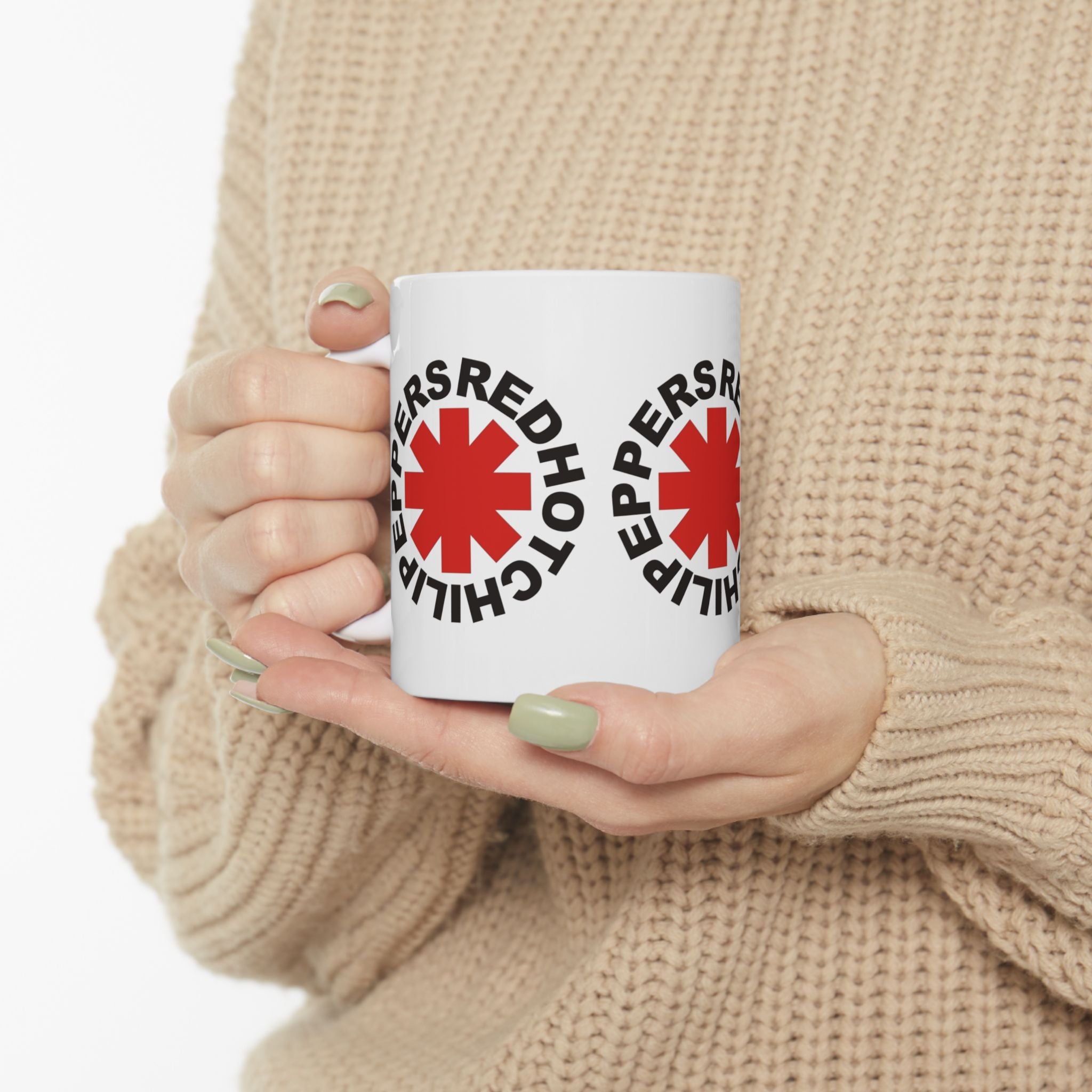 Red Hot Chili Peppers Mug 11oz Ceramic Coffee Mug | Ideal for Rock Music and RHCP Fans