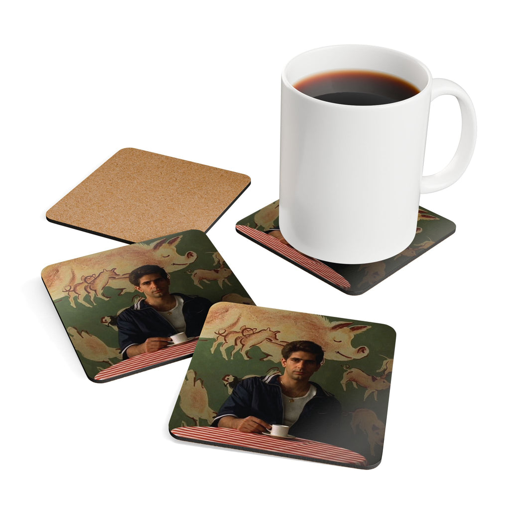 The Sopranos Christopher Moltisanti Corkback Coaster Set (4 Pieces)
