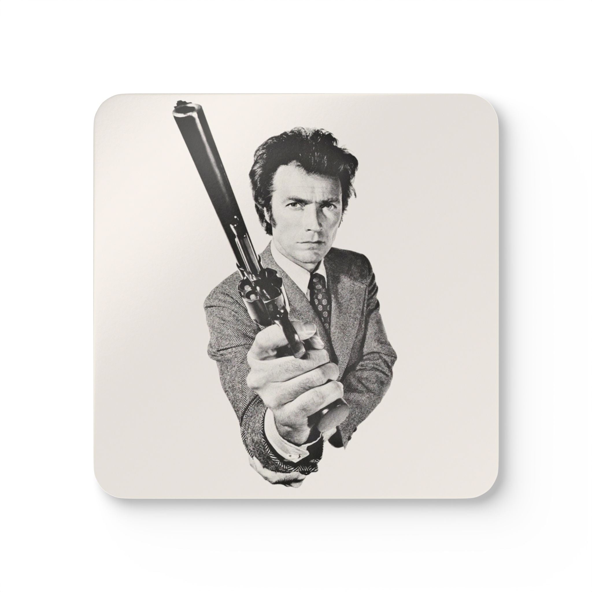 Clint Eastwood Dirty Harry Corkback Coaster Set (4 Pieces)
