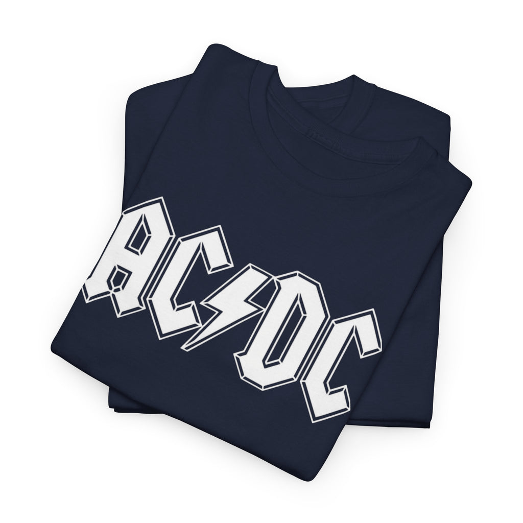 Unisex AC/DC Hard Rock band inspired with a custom batch T-Shirt (4 Colors)