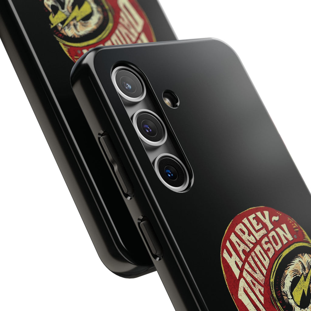 Skull Helmet Tough Phone Case | Vintage Motorcycle Biker Phone Case