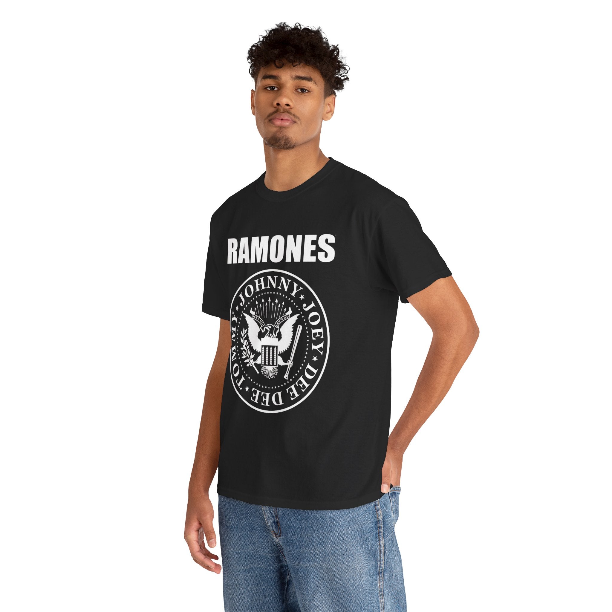 Unisex Ramones Inspired Punk Rock Band Vintage Tee | Joey Johnny Dee Dee Tommy Ramone Fan Shirt