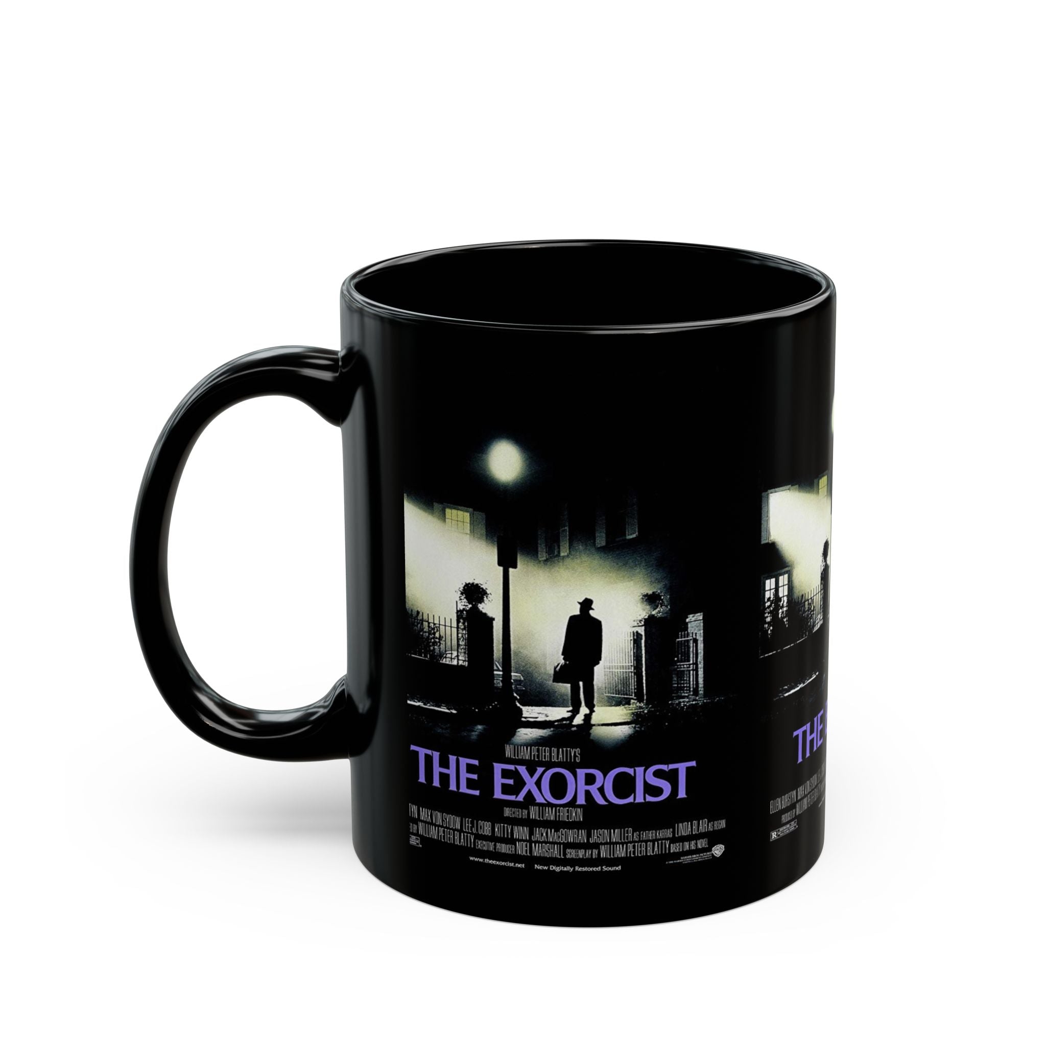 The Exorcist Movie Classic Horror Film 11oz Black Coffee Mug
