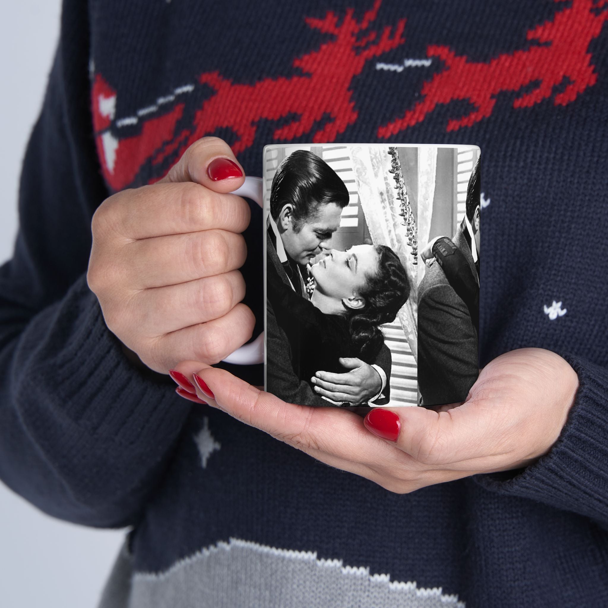 Gone With the Wind Vintage Movie 11oz Mug | Classic Black and White Cinema