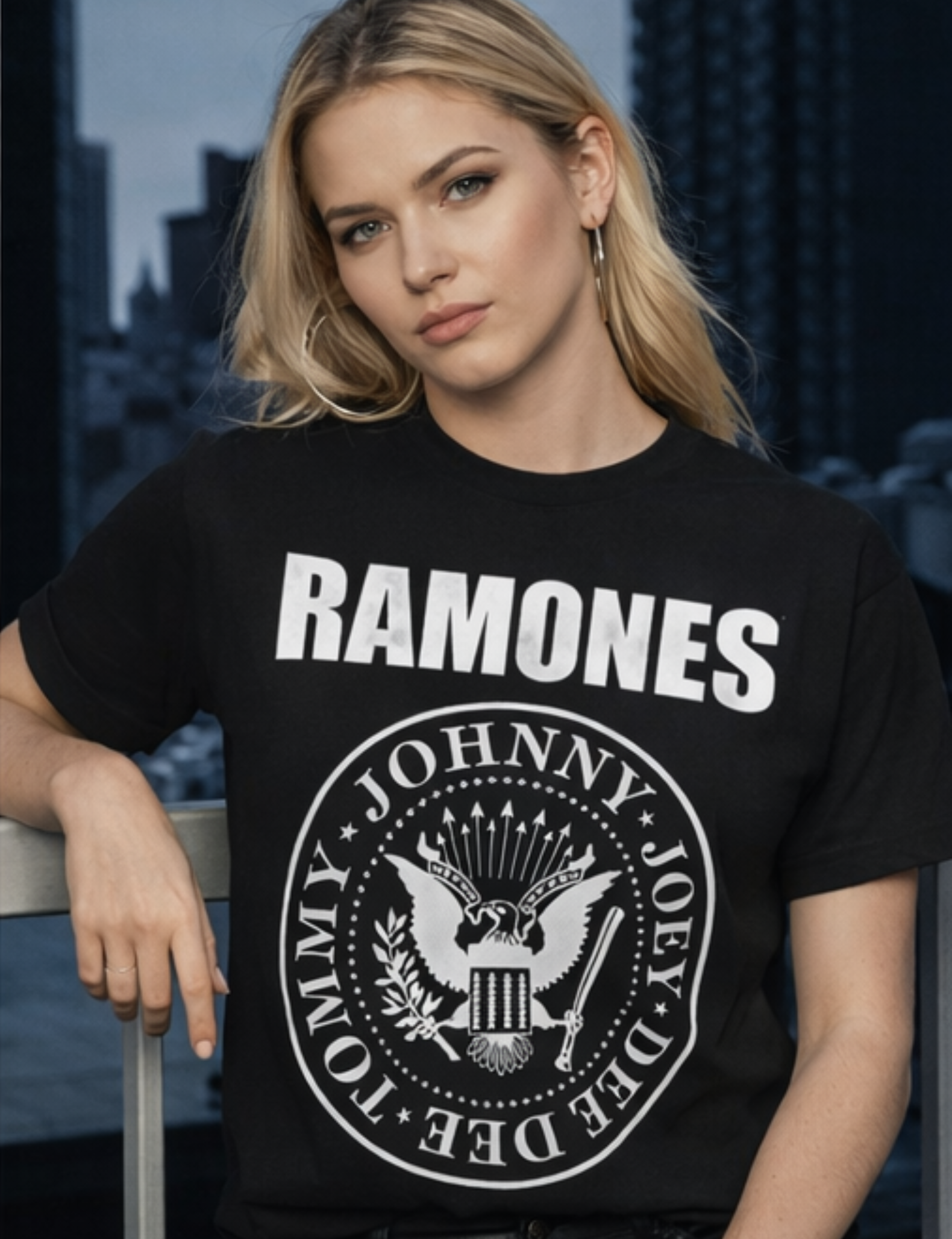 Unisex Ramones Inspired Punk Rock Band Vintage Tee | Joey Johnny Dee Dee Tommy Ramone Fan Shirt